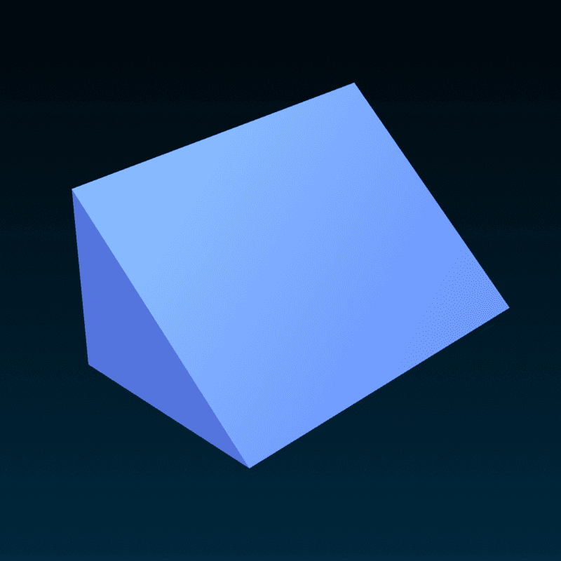 یک قطعهٔ گوه‌ای (Wedge)